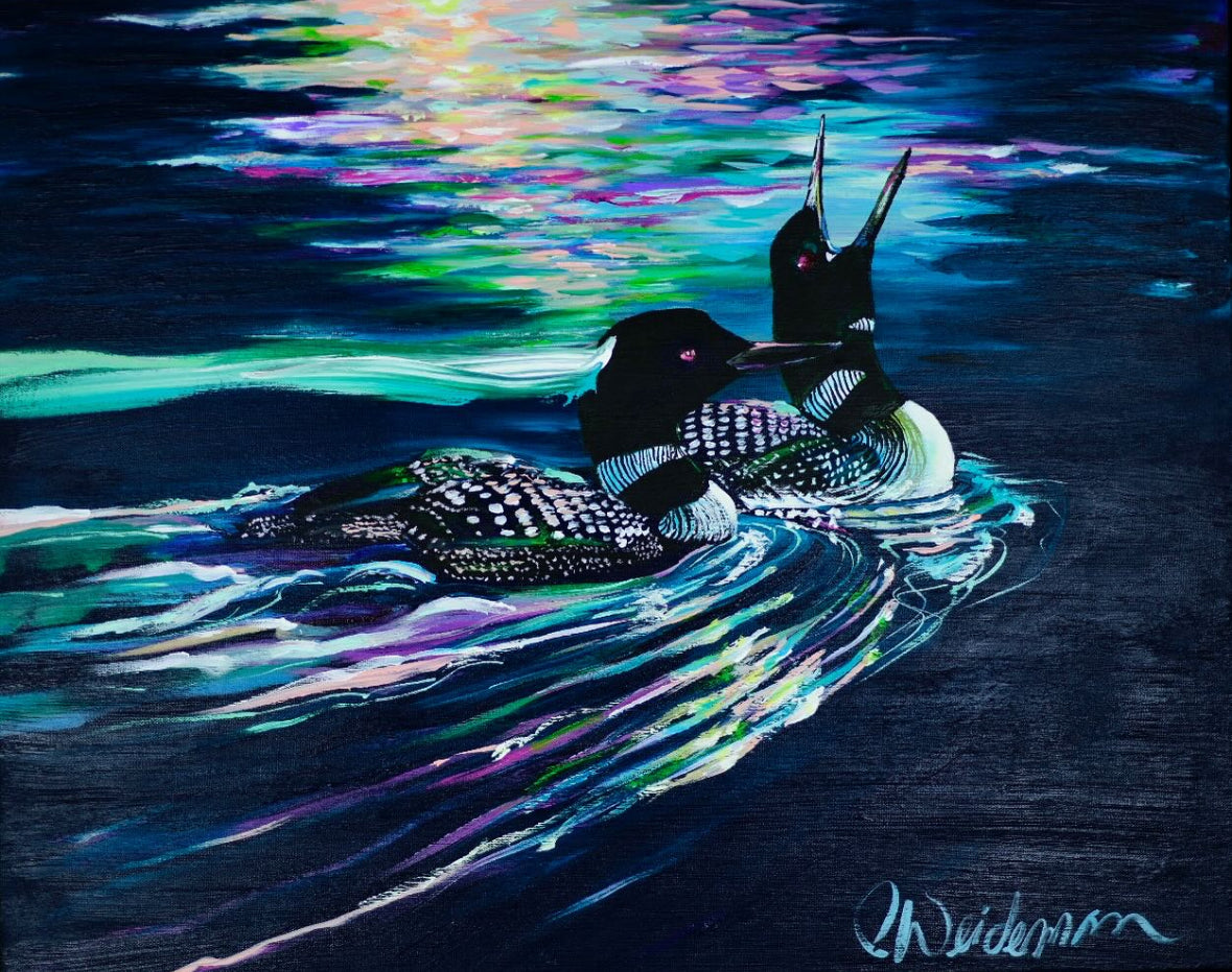 Canadian Loons Singing